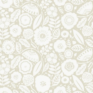 Camille Blossom Linen Wallpaper