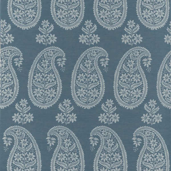 Campania Paisley Blue Wallpaper
