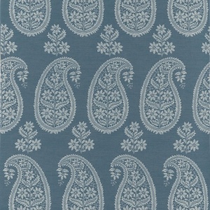 Campania Paisley Blue Wallpaper