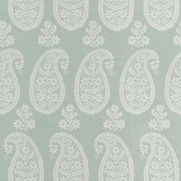 Campania Paisley Sage Wallpaper