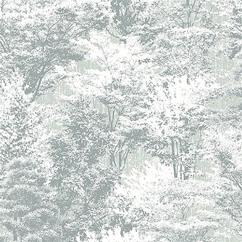 Camphor Teal Trees Wallpaper