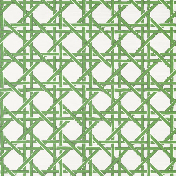 Canary Trellis Green Wallpaper