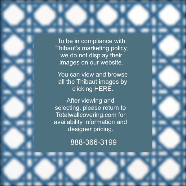 Canary Trellis Navy Wallpaper