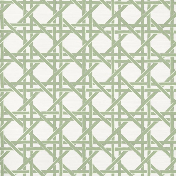 Canary Trellis Willow Wallpaper
