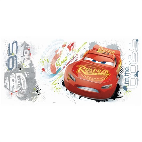 Cars 3 Lightning Mcqueen Peel And Stick Wall Graphic