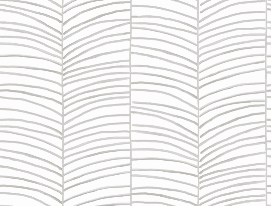 Cascade Palm Grey Chic Tropics Peel & Stick Wallpaper