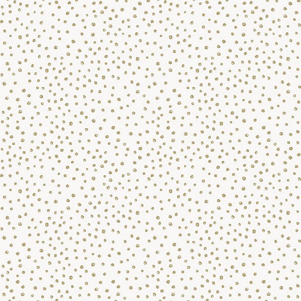 Cassie White Petite Polka Wallpaper