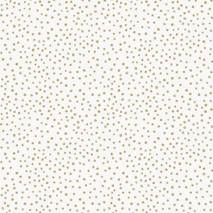 Cassie White Petite Polka Wallpaper