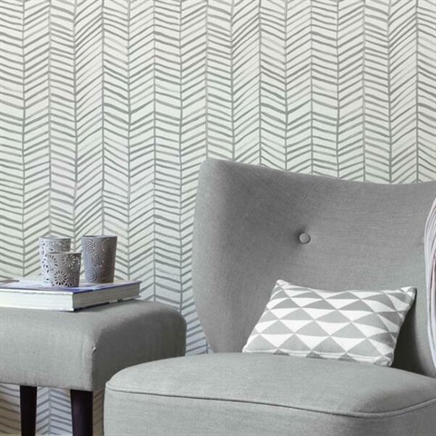 Cat Coquillette Herringbone P & S Wallpaper
