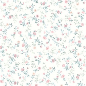 Catlett Floral Toss Wallpaper