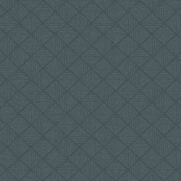 Center Square Indigo Wallpaper