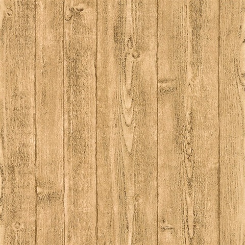 Cereus Beige Wood Panel Wallpaper