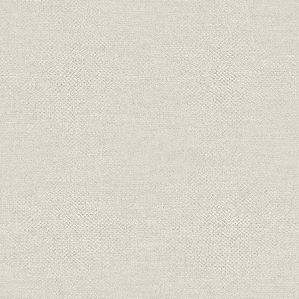 Chambray Light Grey Fabric Weave Wallpaper