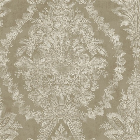 Charleston Damask Wallpaper