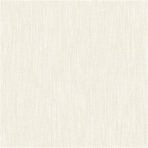 Chenille Off-White Faux Linen Wallpaper