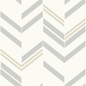 Chevron Stripe P & S Wallpaper
