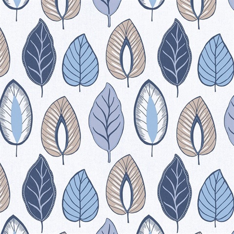 Chic Leaf Wallpaper
