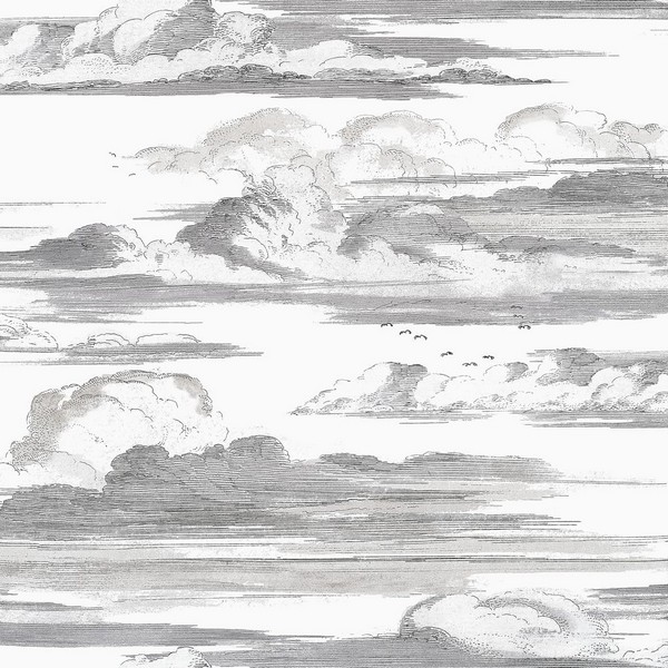 Cielo Black and White Wallpaper