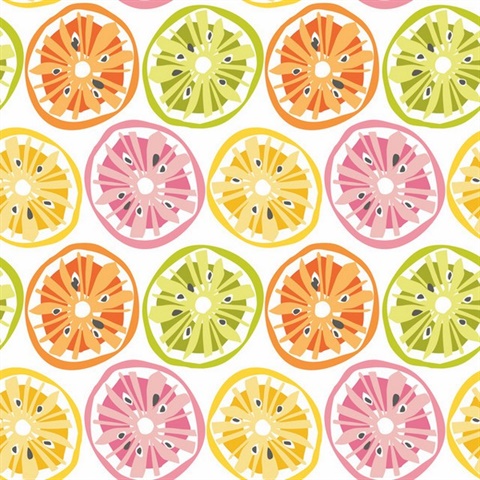 Citrus Sweet Peel & Stick Wallpaper