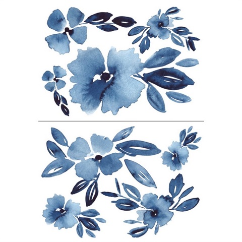 April Showers Flowers P &amp; S Wall Decals