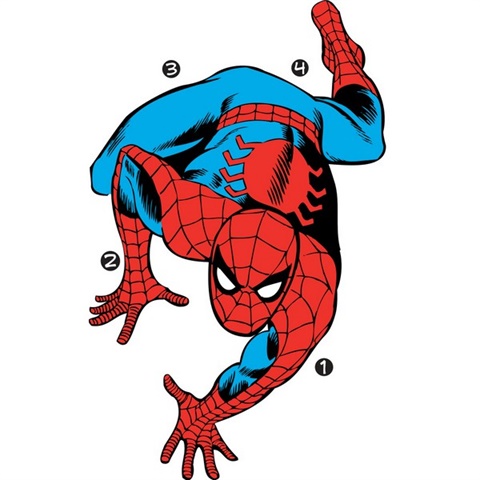 Classic Spider-Man Comic Peel And Stick Wall Decals