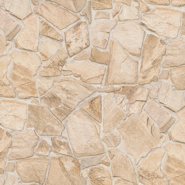Claystone Cottage Motif Wallpaper