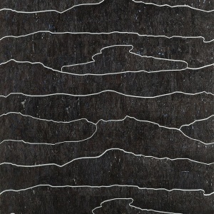 Cloud Mosaic Black and Silver Wallpaper