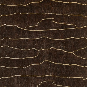 Cloud Mosaic Gold Bark Wallpaper