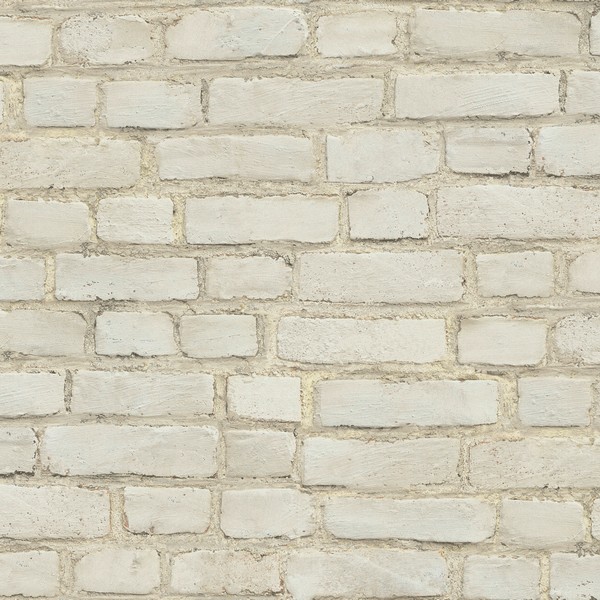 Coastal Brick Effect Motif Wallpaper