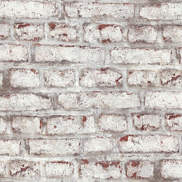Coastal Brick Effect Motif Wallpaper