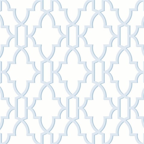 Coastal Lattice Peel & Stick Wallpaper