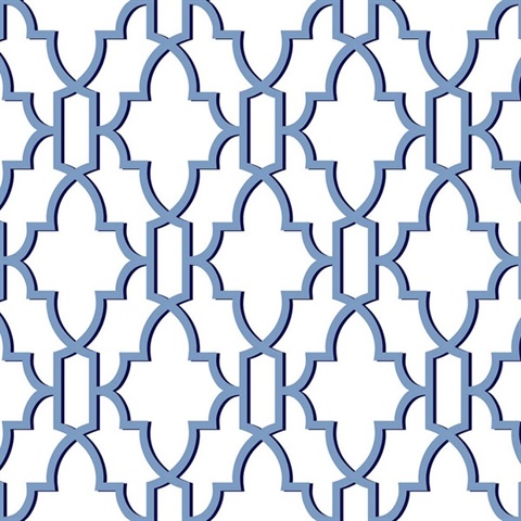 Coastal Lattice Peel & Stick Wallpaper