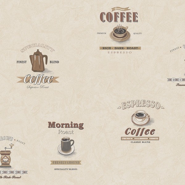 Coffee Bar Wallpaper