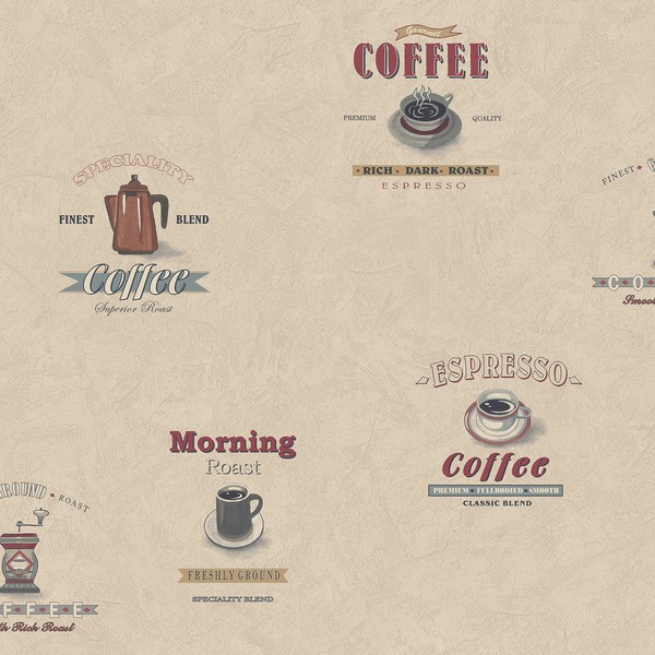 Coffee Bar Wallpaper