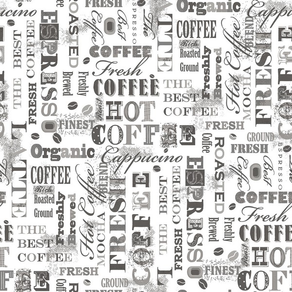 Coffee Words Wallpaper