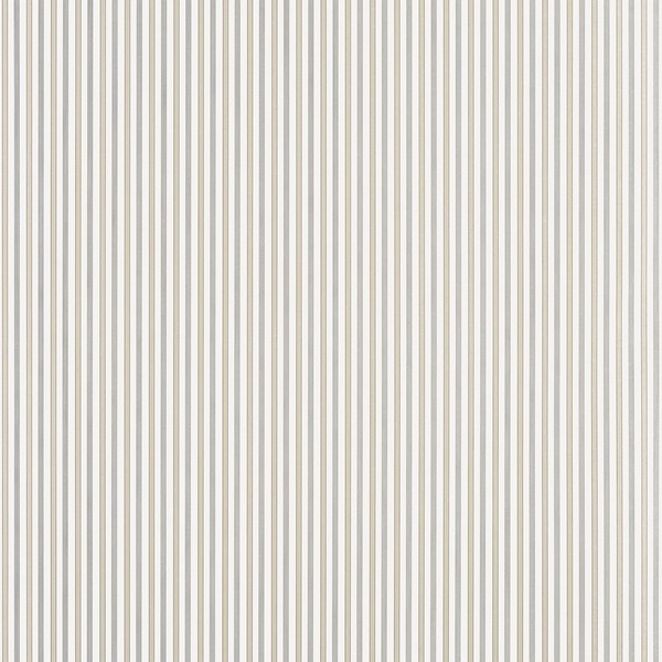 Conner Stripe Beige and Grey Wallpaper