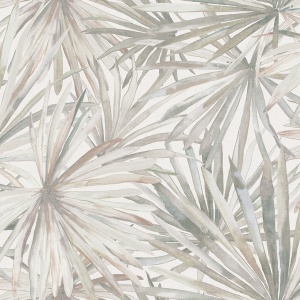 Corifa Cream Palm Leaf Wallpaper