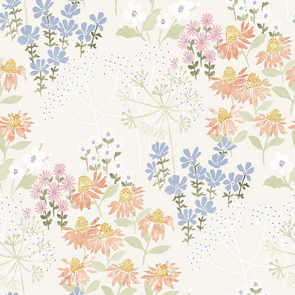 Cultivate Pastel Springtime Blooms Wallpaper