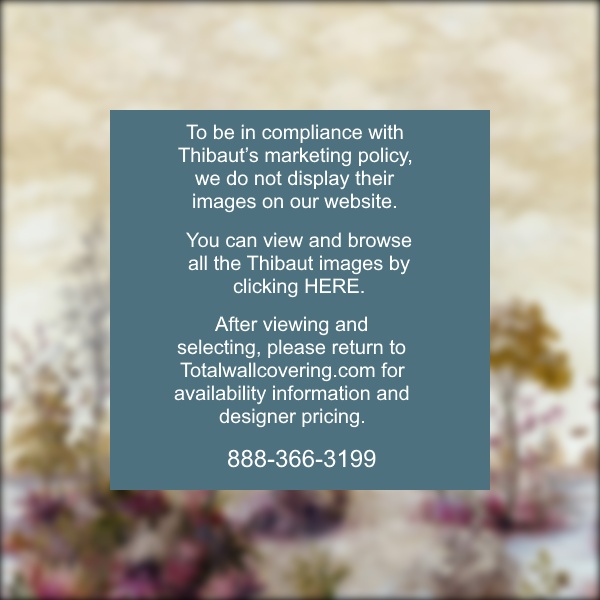 Cumbria Mural Eggplant on Pearl Wallpaper