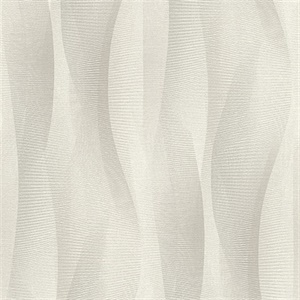 Currin Light Grey Wave Wallpaper