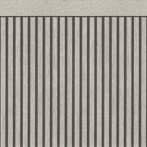 Dado Panel Effect Motif Wallpaper