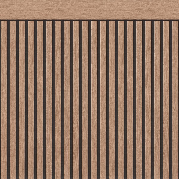 Dado Panel Effect Motif Wallpaper