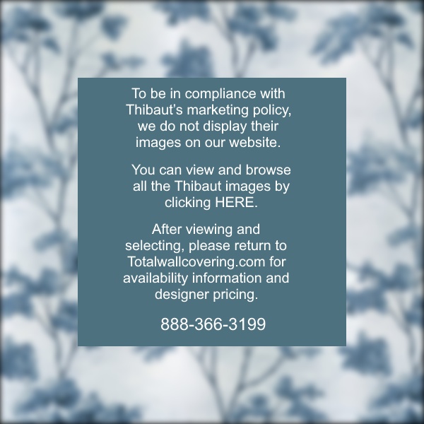 Dalton Blue and White on Pearl Wallpaper