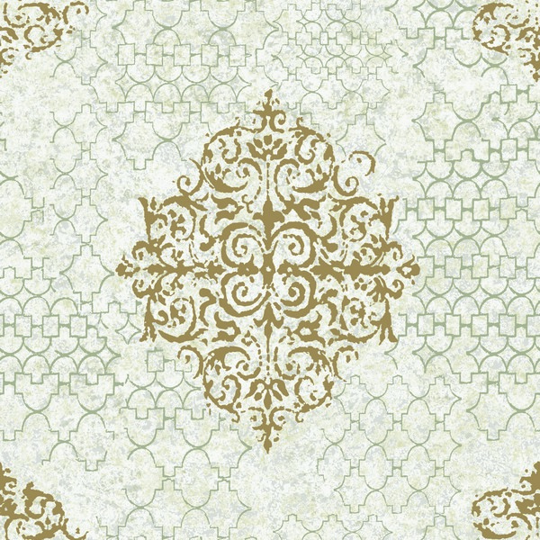 Damask Lustre Wallpaper