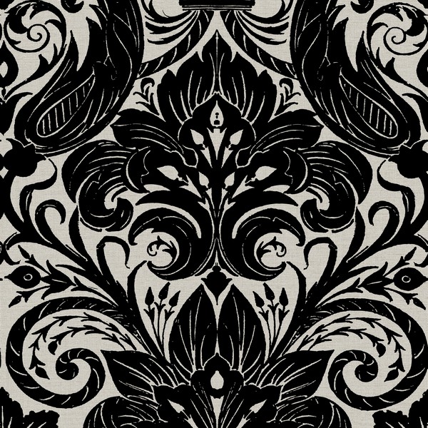 Damask Sauvage Wallpaper