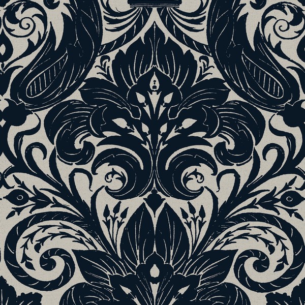 Damask Sauvage Wallpaper
