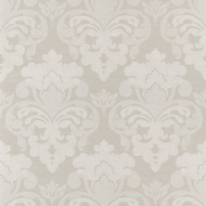 Darcey Damask Flax Wallpaper