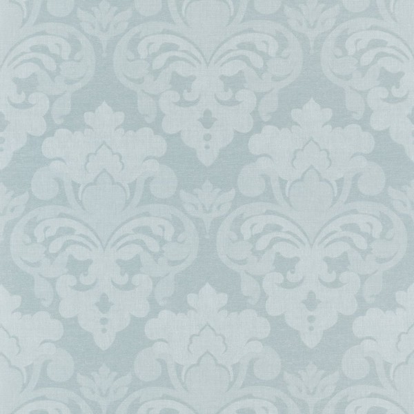 Darcey Damask Soft Blue Wallpaper
