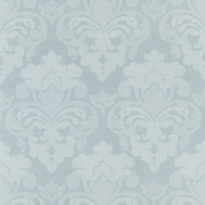 Darcey Damask Soft Blue Wallpaper
