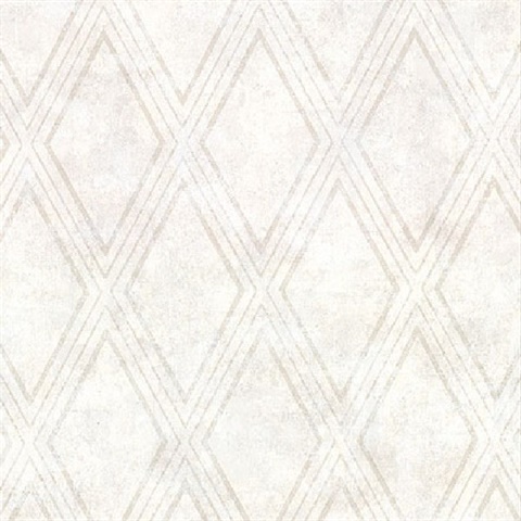 Dartmouth Cream Faux Plaster Geometric Wallpaper